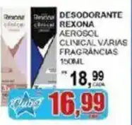 Supermercado Estrela Azul Desodorante rexona aerosol clinical varias fragrancias oferta