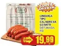 Supermercado Estrela Azul Linguiça tipo calabresa ceratti defumada oferta