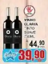 Supermercado Estrela Azul vinho olaria tinto suave oferta
