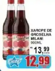 Supermercado Estrela Azul Xarope de groselha milani oferta