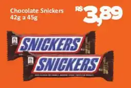 Supermercados Savegnago Chocolate snickers oferta