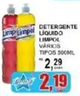 Supermercado Estrela Azul Detergente líquido limpol vários tipos oferta