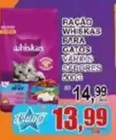 Supermercado Estrela Azul Ração whiskas para gatos vários sabores oferta