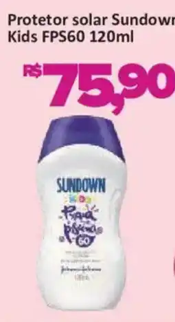 Supermercados Savegnago Protetor solar sundown kids oferta