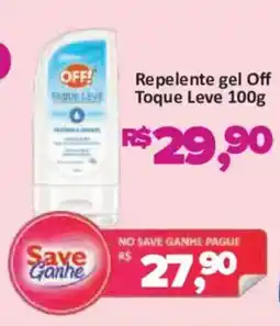 Supermercados Savegnago Repelente gel off toque leve oferta