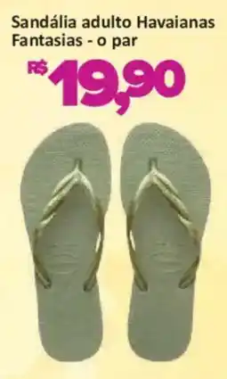 Supermercados Savegnago Sandália adulto Havaianas Fantasias oferta