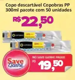 Supermercados Savegnago Copo descartável copobras pp oferta