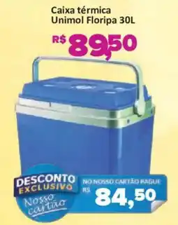 Supermercados Savegnago Caixa térmica Unimol Floripa 30L oferta