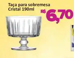 Supermercados Savegnago Taça para sobremesa Cristal oferta