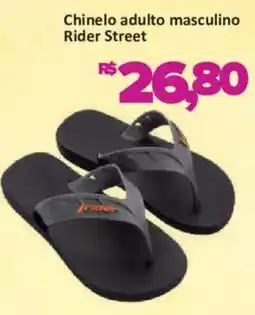 Supermercados Savegnago Chinelo adulto masculino rider street oferta