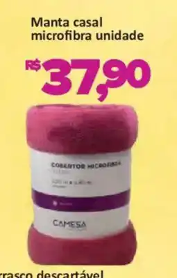 Supermercados Savegnago Manta casal microfibra unidade oferta