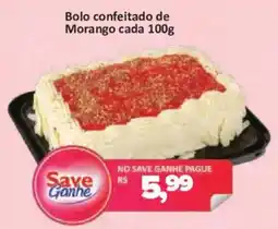 Supermercados Savegnago Bolo confeitado de Morango oferta