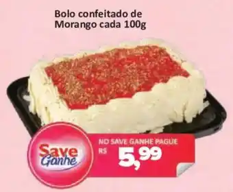 Supermercados Savegnago Bolo confeitado de Morango oferta