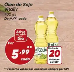 Dia Óleo de Soja Vitaliv oferta
