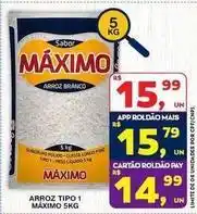 Roldão Sabor - arroz tipo 1 maximo oferta