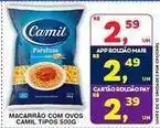 Roldão Camil - macarrao com ovos oferta
