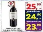 Roldão Mais - vinho chileno oferta