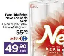 Carrefour Neve - papel higiênico oferta