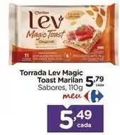 Carrefour Lev - torrada toast marilan oferta