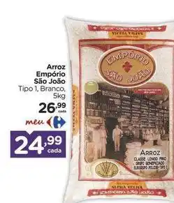 Carrefour Emporio são joão - arroz oferta