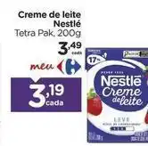 Carrefour Nestlé - creme de leite oferta