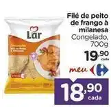 Carrefour Lar - filé de peito de frango à milanesa oferta