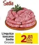 Carrefour Sadia - linguiça toscana oferta