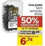 Carrefour Sem semente - uva preta sem semente oferta