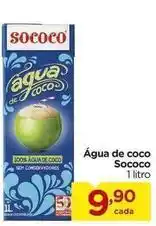 Carrefour Sococo - água de coco oferta