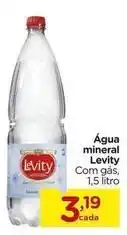 Carrefour Levity - água mineral oferta