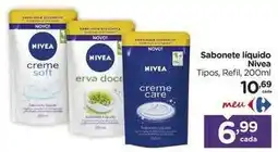 Carrefour Nivea - sabonete líquido oferta