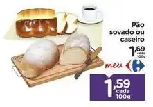Carrefour Meu - pão sovado ou caseiro oferta