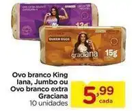Carrefour Extra - ovo branco king lana, jumbo ou ovo branco extra oferta