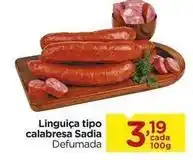 Carrefour Sadia - linguiça tipo calabresa oferta