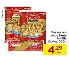 Carrefour Santa amália - massa com ovos oferta