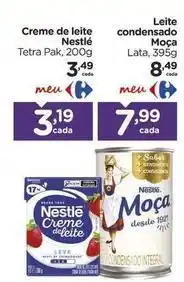 Carrefour Nestlé - creme de leite condensado oferta