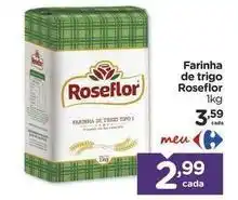 Carrefour Roseflor - farinha de trigo oferta
