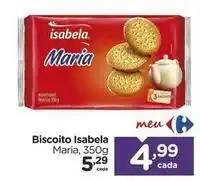 Carrefour Isabela - biscoito oferta