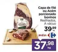 Carrefour Meu - capa de filé ou acém porcionado bovinos oferta