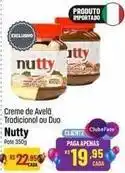 Muffato Nutty - creme de avelã tradicional ou duo oferta