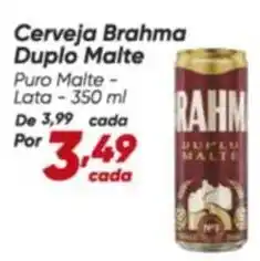 Dia Brahma - cerveja duplo malte oferta