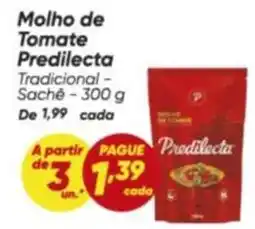 Dia Predilecta - molho de tomate oferta