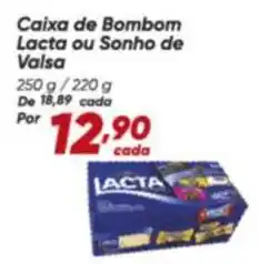 Dia Lacta - caixa de bombom ou sonho de valsa oferta