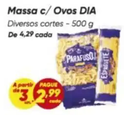 Dia Dia - massa c/ ovos oferta