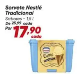 Dia Nestlé - sorvete tradicional oferta
