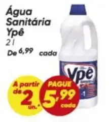 Dia Ypê - água sanitária oferta
