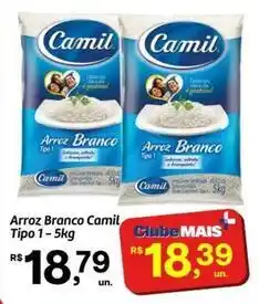 Fort Atacadista Camil - arroz branco oferta