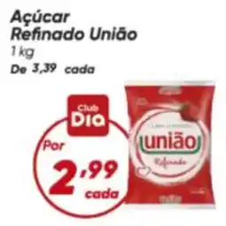 Dia União - açúcar refinado oferta