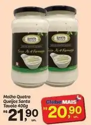 Fort Atacadista Molho - molho quatro queijos oferta