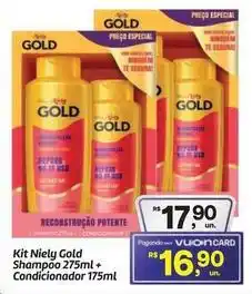 Fort Atacadista Niely - kit gold shampoo 275ml+ condicionador oferta